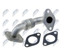 NTY Tubería de Hardware ENFRIADOR EGR 1.9TDI 038131521CC Plateado (1 Unid., Metal, Reparación y mantenimiento de vehículos)