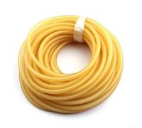 Tubo de látex de alta calidad de 20 metros, 10 mm de diámetro exterior y 6 mm de diámetro interior, cordón elástico para entrenamiento de cuerpo completo, terapia física