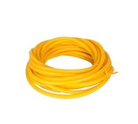 Tubo de látex de caucho natural amarillo, varios tamaños, 100 cm(2x4mm)