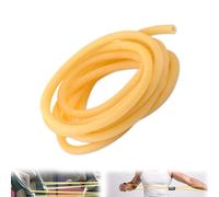 Tubo de látex natural de 5M/16.40FT de longitud, banda quirúrgica, manguera de goma, DI 1,75mm DE 4,5mm (beige)