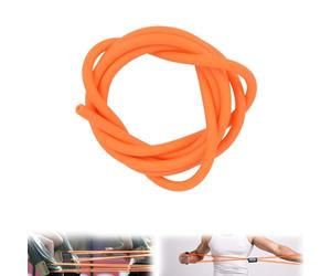 Tubo de látex natural SKYPRO de 5 m/16,40 pies de longitud, tubo de banda quirúrgica de goma con ID de 1,7 mm y OD de 4,5 mm (naranja)