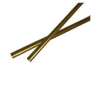 Tubo de latón fino H62 de 7,5 mm de diámetro exterior y 7,1 mm de diámetro interior, 7 mm, 6,9 mm, 6,5 mm y 5,5 mm de diámetro interior. Tubo de cobre hueco capilar.(OD7.5 ID7,500mm)