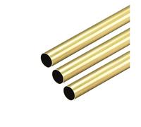 Tubo de latón fino, tubo de latón redondo y hueco, diámetro exterior de 9mm, 9,5, 10mm, 11mm, 12mm, 12,5mm de longitud, 300, 500mm, 2 uds.(500mm-OD12 x ID11.5mm)