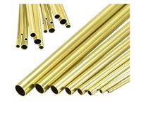 Tubo de latón for bricolaje, diámetro redondo: 2/3/4/5/6/7/8/10/14/16/20 mm, longitud: 200, 300, 500 Corte tubos(300mm,8mm x7mmx1pcs)