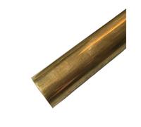 Tubo de latón H62 de precisión pura de 24 mm y 25 mm de diámetro exterior, conducto metálico hueco, 100 mm de longitud.(25mmx1mm)