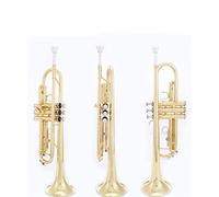 Tubo De Latón Instrumento Musical Occidental Brass Tres Tonos Trompeta En B Piso Para Principiantes