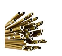 Tubo de latón OD1-7.5mm redondo aleación recto Diámetro exterior pequeño Acabado Dibujo Espesor preciso 0.2-3 Para Maquinaria Proyecto de Bricolaje(300mm,OD 6 x ID 5mm)