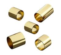 Tubo De Latón Pared Delgada, Cobre, Manga Hueca, Aro, Buje Sin Aceite, Muebles, Piezas Decoración Diy, OD 18/20 Mm, 5/10 Uds(5pcs,18x16x20mm)