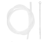 Tubo De Leche De Silicona De 2m Con Cepillo Limpio, Compatible Con Nivona, Compatible Con Krups, Accesorio For Máquina De Café Automática