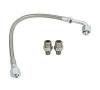 Tubo de línea de alimentación de aceite turbo Tubo de suministro de turbina de aleación de metal de alta resistencia con reemplazo de conector para 5.9L 24V 1998 2002