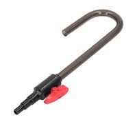 Tubo de Llenado de Agua para Pecera con Válvula de Control, Tubo de Recarga Automático Montado en la Pared para Manguera de 3/8 1/2 3/4, Material Plástico de Primera Calidad (Gancho Curvo