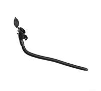 Tubo de llenado de depósito de limpiaparabrisas para BMW E60 520 525 530 535, pieza de repuesto 61667144396, plástico Windshield Washer Depósito de llenado de tubo de relleno, negro, ajuste perfecto