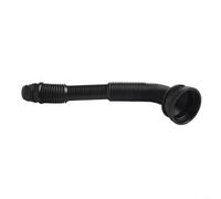 Tubo de llenado de limpiaparabrisas para BMW E70 X5 E71 X6, tubo de manguera de depósito de líquido limpiaparabrisas, repuesto OEM 61667162586, línea de alimentación de plástico ABS, negro