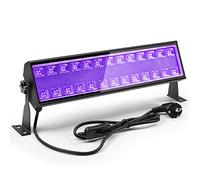 Tubo de luz negra UV de 100 W, 104 unidades, accesorios para barra LED, lámpara de luz negra con cable de alimentación de 1.5 m, enchufe e interruptor, escenarios, decoración de fiesta