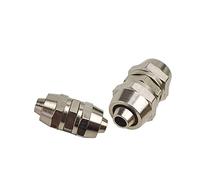 Tubo de manguera 4/6 / 8/10 12mm a través accesorios torsión rápida neumáticos Conector acoplamiento juntas rápidas Producción automatizada(KL-PU4)