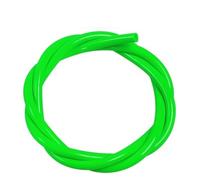 Tubo de manguera de silicona, 1 metro, 2mm de diámetro interior, 4mm de diámetro exterior, tubo de goma de punta redonda for aplicaciones eléctricas y alimentarias, 1 Uds.(Green)