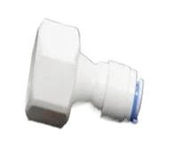 Tubo de manguera OD de 1/4 ", 3/8", 1/4 ", 1/2", 3/4 ", 1/8", conectores rápidos de tubería de plástico, accesorios de conector de agua RO, sistema de ósmosis inversa(42N)