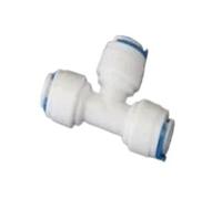 Tubo de manguera OD de 1/4 ", 3/8", 1/4 ", 1/2", 3/4 ", 1/8", conectores rápidos de tubería de plástico, accesorios de conector de agua RO, sistema de ósmosis inversa(T-702)