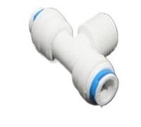 Tubo de manguera OD de 1/4 ", 3/8", 1/4 ", 1/2", 3/4 ", 1/8", conectores rápidos de tubería de plástico, accesorios de conector de agua RO, sistema de ósmosis inversa(T-6044)