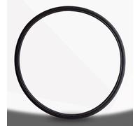 Tubo de neumático sólido no neumático de 24 x 1 3/8 para bicicleta de engranaje fijo con material de poliuretano con buena dureza y resistencia a la deformación (negro)