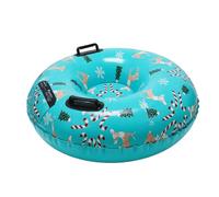 Tubo De Nieve De Invierno Familiar: Tubo Inflable Resistente Al Frío Con 2 Asas, Dispositivo Resistente Para Exteriores Para Deslizarse Y Flotar | Ideal Jardín Parque Área De Juegos Patinaje Esquí Hie