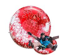 Tubo de nieve de invierno - Trineo de nieve inflable para niños - Juguete deportivo de esquí de 31.5 pulgadas resistente con asas dobles para parque, parque infantil, jardín y patio trasero