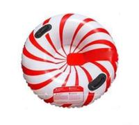 Tubo de nieve de PVC de 90 cm con cuatro asas robustas para un mejor agarre durante descensos rápidos en terrenos cubiertos de nieve (D)