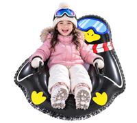 Tubo de Nieve Hinchable para deslizarse Juguete Inflable con Forma Animal | Trineo hinchable con asas Para Niños y Familia Actividades de Esquí en Nieve al Aire Lib