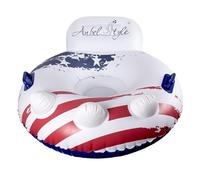 Tubo De Nieve, Inflable De 47 Pulgadas, Resistente, 0,6 Mm De Grosor Con Asas Resistentes, Trineo De Nieve, Flotadores De Río Para Niños Y Adultos, Navidad, Invierno, Al Aire Libre