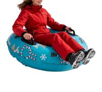 Tubo de nieve inflable, equipo deslizante ligero antideslizante, trineo de tubo de nieve, para familiares, amigos, hombres, mujeres, niños, deportes, Navidad, vacaciones, al aire libre