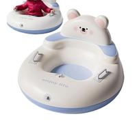 Tubo de nieve inflable, tubo de nieve inflable para niños, tubos de nieve resistentes con asas, asas ergonómicas de agarre + base resistente, PVC grueso a prueba de impactos, resistente al frío, para