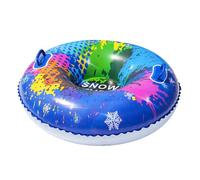 Tubo de nieve portátil de PVC resistente al frío | 37,4 pulgadas Heavy Duty Inflatable Sled With Handle For Adults Kids Children Girls Boys Families Friends Couple Outdoor Ski Resort And Others