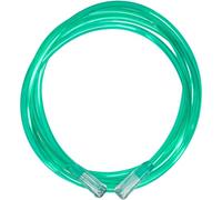 Tubo de oxígeno verde de 15 metros, flujo de oxígeno ininterrumpido, tubo de oxígeno de grado médico, resistente a las torceduras, diseño de tres canales, terapia de oxígeno en el hogar, aprobado por