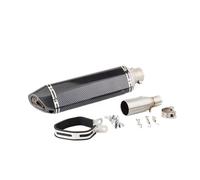 Tubo de Para Escape Moto Para Piaggio Para Beverly 125 300 MP3 250 Silenciador Slip On Silenciador Moto