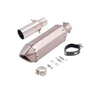 Tubo de para Escape Moto para Piaggio para Beverly 300 125 MP3/10 2008-2016 Silenciador para Modificado con DB Killer Cámara Marcha Atrás Coche
