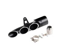 Tubo de Para Escape Motocicleta Para Z900 Para ZX6R, Silenciador Slip-On Doble Bajada en Fibra Carbono Silenciador Moto