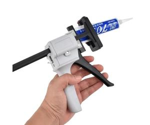 Tubo de pasta de dientes Pistola de pegamento Tubo Máquina de exprimir Dispensador Pistola de pegamento 704 Pistola de pegamento manual de silicona Pistola de pegamento universal para tubo de aluminio