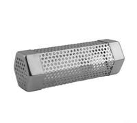 Tubo de pellets de sabor ahumado de 6 pulgadas con cepillo y gancho para barbacoa eléctrica, de gas, carbón (6 pulgadas)