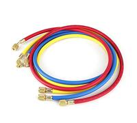 Tubo de Piezas de Aire Acondicionado 1,5 M 600 PSI Manguera de Refrigerante de 1/4 pulg. Tubo de Fluoruro de Aire Acondicionado Tubo de Fluoruro Accesorio de Aire Acondicionado