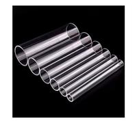 Tubo de plástico acrílico rígido transparente, 1 pieza diámetro exterior 3 mm a 110, tanque peces, acuario, jardín, riego, suministro agua, longitud la tubería 200(63mm)