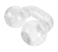 Tubo de Plástico para Hámster Modular, Conexión sin Juntas, Blanco | Juego Portátil para Pequeños Animales, Fácil de Lavar, Uso en Casa y Viaje, Combinaciones Infinitas