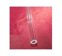 Tubo de plástico rígido transparente, PMMA Acrylic Tube 25cm Multiple Sizes For DIY Projects Garden Supplies