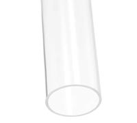 Tubo de policarbonato rígido transparente, 100-200mm de diámetro exterior, 2/3mm de espesor de pared, 500mm de longitud, for decoración de iluminación de drenaje de agua, 1 Uds.(140mm*3mm)