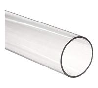 Tubo de policarbonato transparente, diámetro exterior 80mm pared 4mm longitud 1m