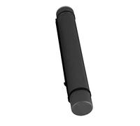 Tubo de Póster Antigolpes Impermeable de Gran Capacidad para Almacenamiento, Ampliable y Conveniente para Obras de Arte, Planos, Mapas, Documentos, para Artistas y Arquitectos (Black)