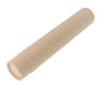 Tubo de Póster Extensible para Caligrafía y Carteles, 6 CM | Papel Kraft y Cartón, Tapas Incluidas, Diseño Rústico Floral, para Artistas E Ilustradores