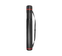 Tubo de póster, funda de transporte telescópica, 73,5 cm, obras de arte, soporte de dibujo ajustable con correa para el hombro, almacenamiento portátil para mapas e ilustraciones, multicolor