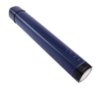 Tubo de póster, soporte para póster con correa extensible, tubo de almacenamiento, tubos de póster portátiles para lienzos, documentos, impresiones fotográficas grandes, artistas, ilustradores, azul