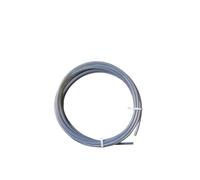 Tubo de PTFE, Compatible con Bamboo Pip AMS A1 Mini, Tubo de alimentación remota de PTFE, conducto de 2,5x4mm for Accesorios de impresión 3D(Transparent Gray 1m)