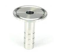 Tubo de púas de 10 mm, abrazadera triple de 1/2 pulgada O/D, 25 mm, abrazadera de virola de acero inoxidable 304